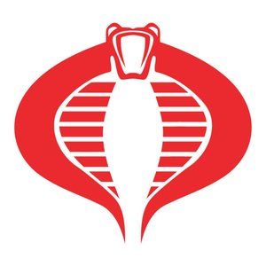 gi joe cobra Vinyl Decal sticker red 5"